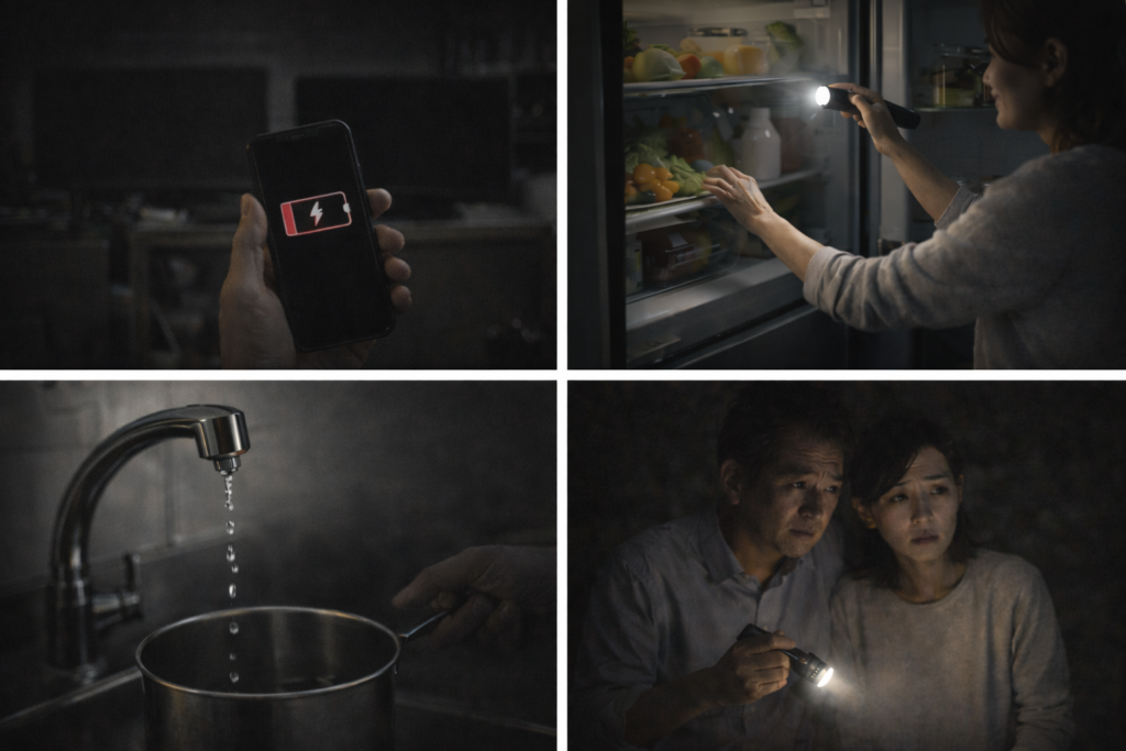 電気がない生活のイメージ