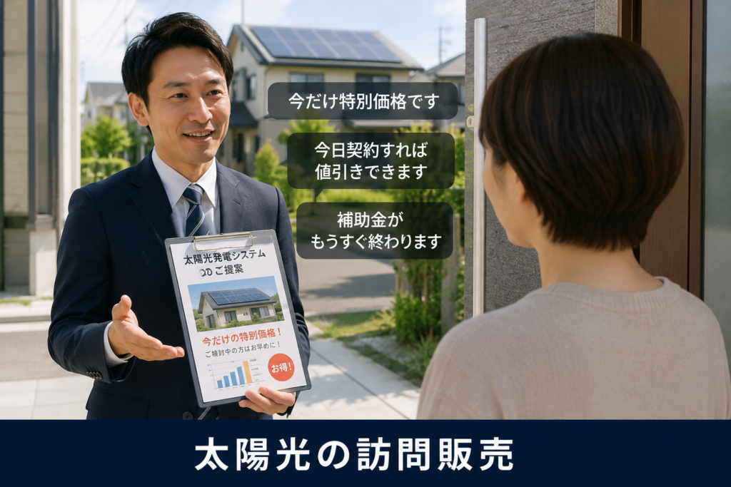 太陽光の訪問販