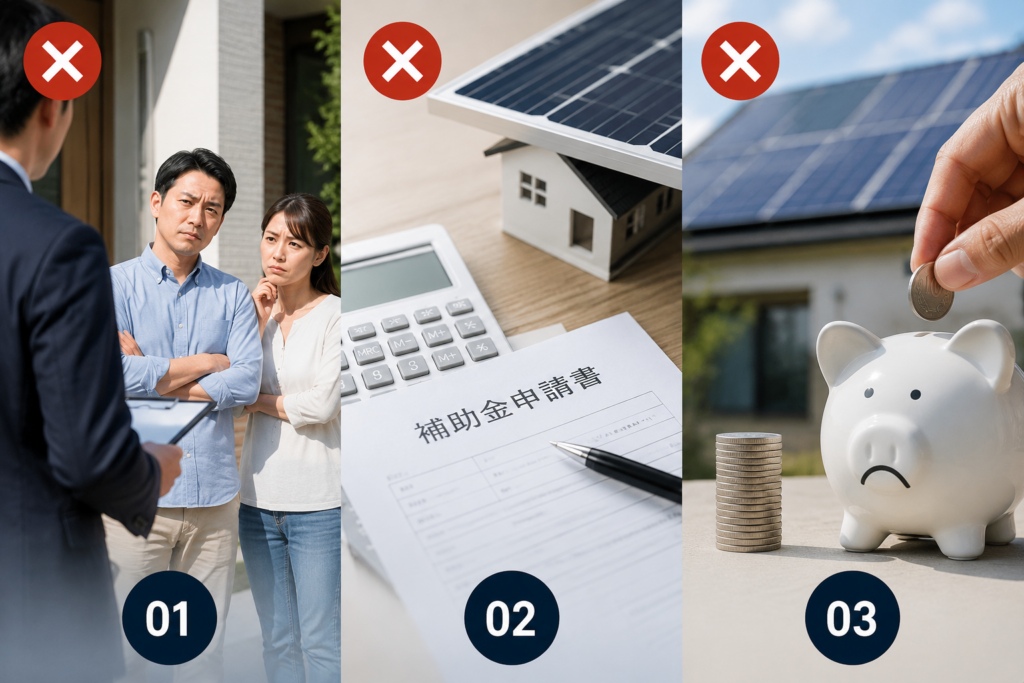 太陽光で後悔する人の共通点