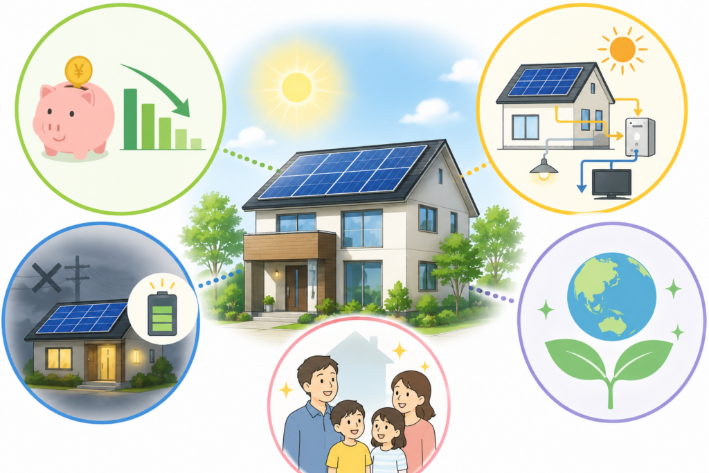 太陽光発電を設置するメリット