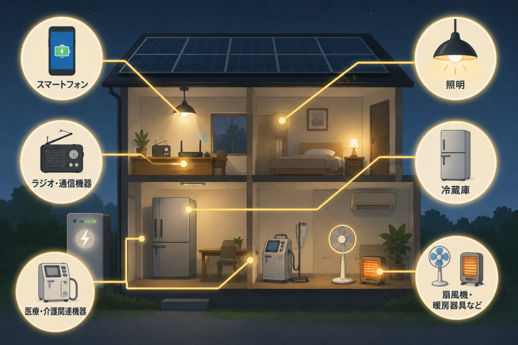 停電時に最低限確保したい電力
